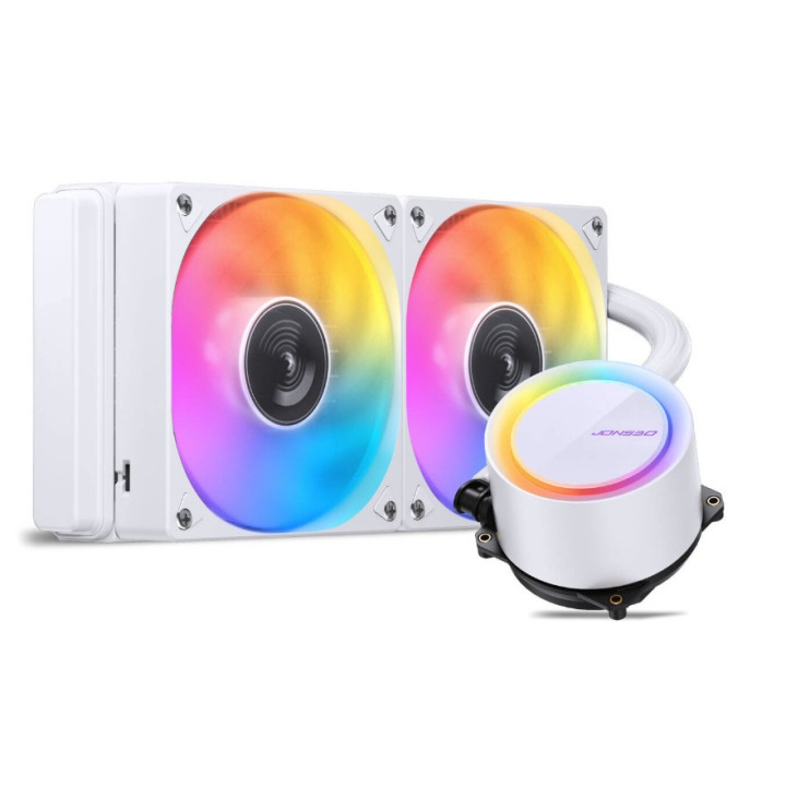 Water Cooler CPU Jonsbo TG-240 ARGB Branco - 240mm