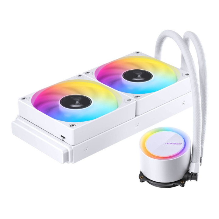 Water Cooler CPU Jonsbo TG-240 ARGB Branco - 240mm
