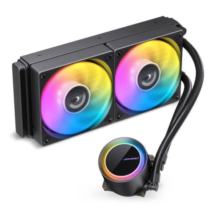 Water Cooler CPU Jonsbo TG-240 ARGB Preto - 240mm