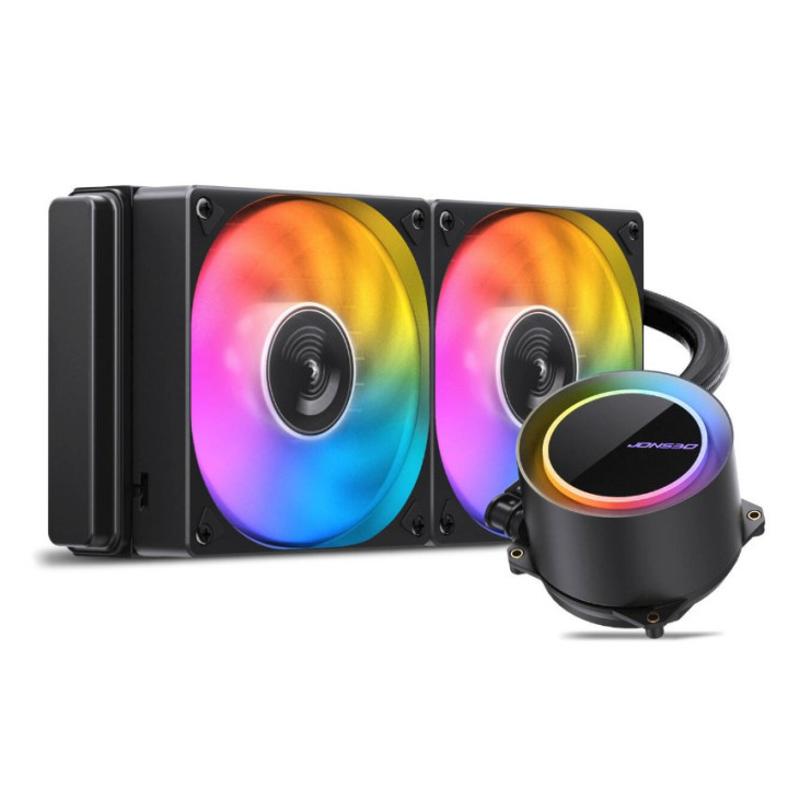 Water Cooler CPU Jonsbo TG-240 ARGB Preto - 240mm