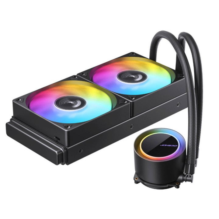 Water Cooler CPU Jonsbo TG-240 ARGB Preto - 240mm