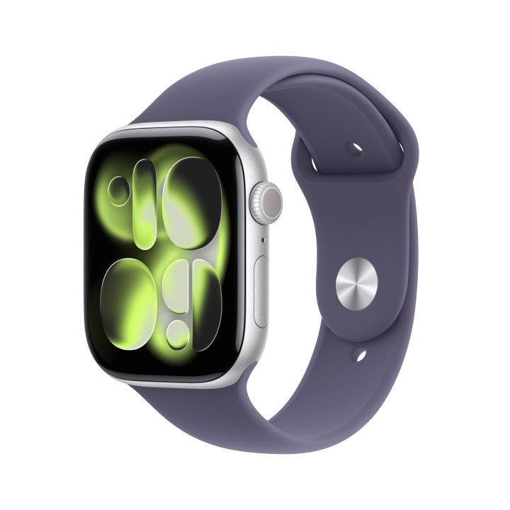 Apple Watch Series 11 OLED 46 mm Digital 416 x 496 pixels Ecrã táctil Prateado Wi-Fi GPS