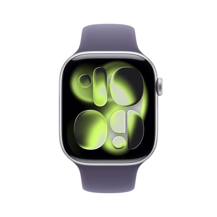 Apple Watch Series 11 OLED 46 mm Digital 416 x 496 pixels Ecrã táctil Prateado Wi-Fi GPS