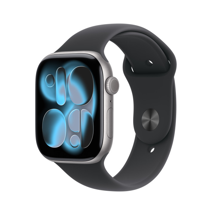 Apple Watch Series 11 OLED 46 mm Digital 416 x 496 pixels Ecrã táctil Cinzento Wi-Fi GPS