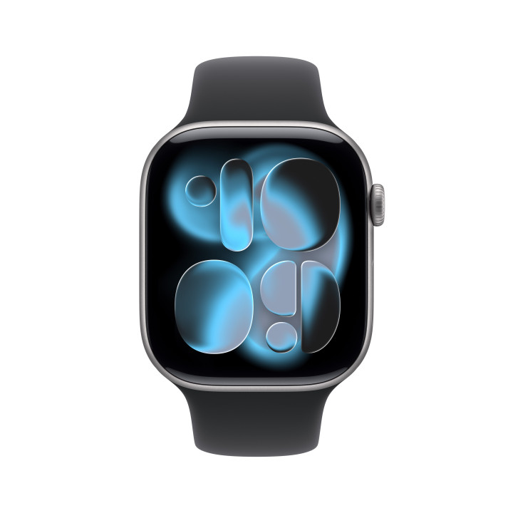 Apple Watch Series 11 OLED 46 mm Digital 416 x 496 pixels Ecrã táctil Cinzento Wi-Fi GPS