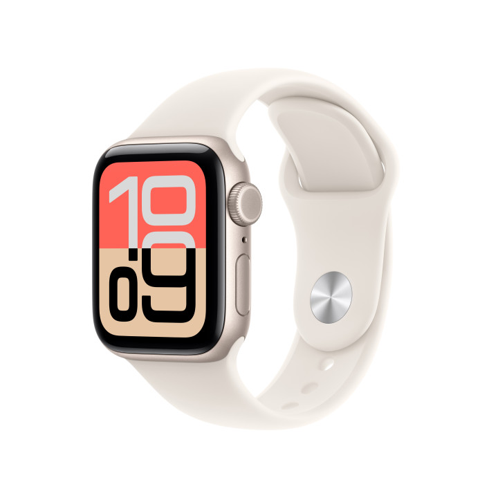 Apple Watch SE (3nd generation) OLED 40 mm Digital 324 x 394 pixels Ecrã táctil 5G Bege Wi-Fi GPS