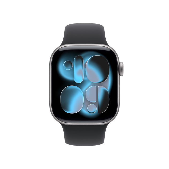 Apple Watch Series 11 OLED 42 mm Digital 374 x 446 pixels Ecrã táctil Cinzento Wi-Fi GPS
