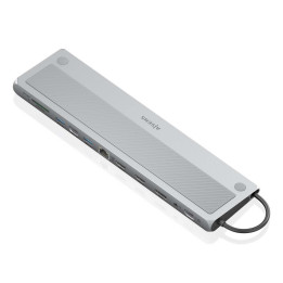 AISENS ASUC-12P020-GR base & duplicador de portas Com fios USB 3.2 Gen 1 (3.1 Gen 1) Type-C Cinzento