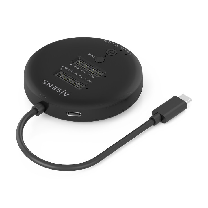 AISENS ASDS-2M2N05-BK Docking Station para Discos Rígidos USB 3.2 Gen 2 (3.1 Gen 2) Type-C Preto