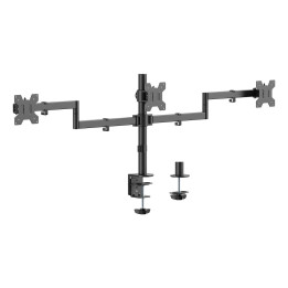 AISENS DT27TSR-281 montagem e suporte para monitores 68,6 cm (27") Secretária Preto