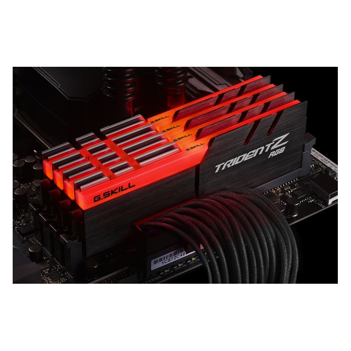 G.Skill Trident Z RGB (For AMD) F4-3200C16Q-32GTZRX módulo de memória 32 GB 4 x 8 GB DDR4 288-pin DIMM