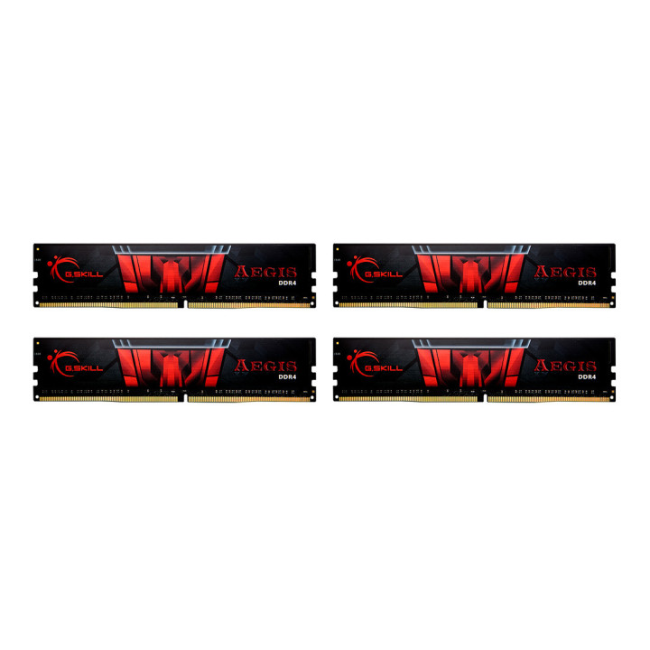 G.Skill Aegis F4-3200C16Q-64GIS módulo de memória 64 GB 4 x 16 GB DDR4 288-pin DIMM