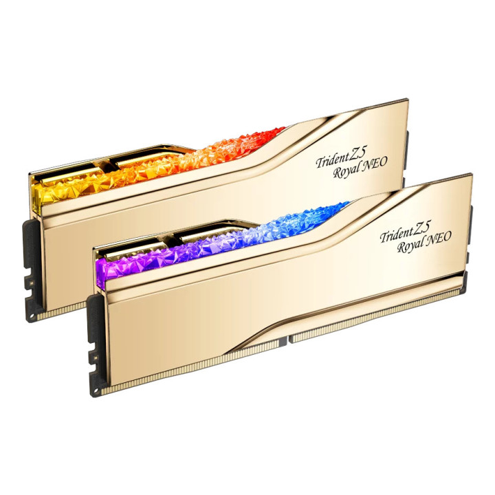 G.Skill Trident Z5 Royal Neo F5-8000J3848H16GX2-TR5NG módulo de memória 32 GB 2 x 16 GB DDR5 8000 MT s 288-pin DIMM