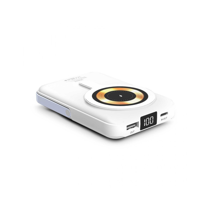Urban Factory Magnee Power 10000 mAh Carregamento wireless Branco