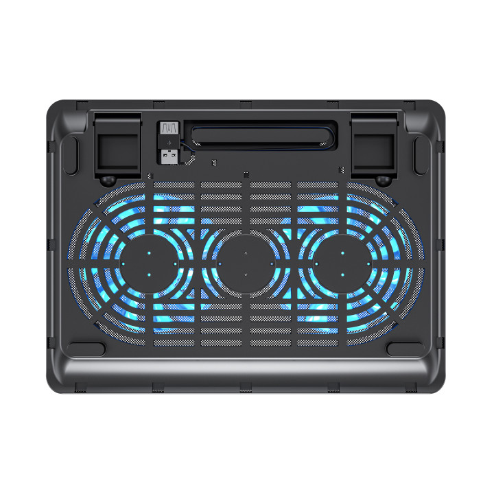 Conceptronic CNBCOOLPAD2F base de refrigeração para computador 39,6 cm (15.6") 1000 RPM Preto