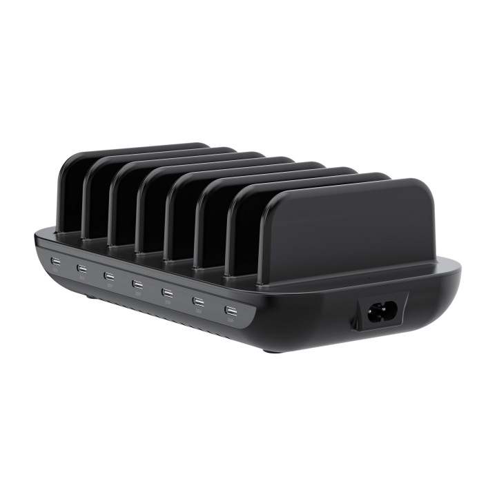 Conceptronic OZUL07B carregador de dispositivos móveis Universal Preto AC Carregamento rápido Interior