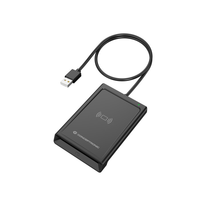 Conceptronic BIAN11B leitor de smart card Interior USB USB 2.0 Preto