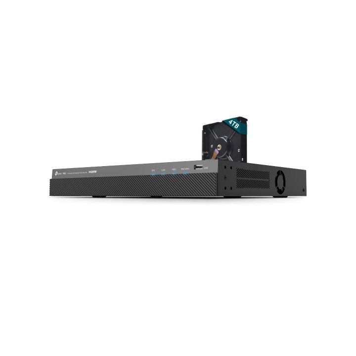 TP-Link VIGI VIGINVR2016H-16MP4TB Preto