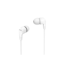 Philips TAE1105WT 00 auscultador Auscultadores Com fios Intra-auditivo Música Branco