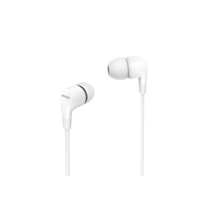 Philips TAE1105WT 00 auscultador Auscultadores Com fios Intra-auditivo Música Branco