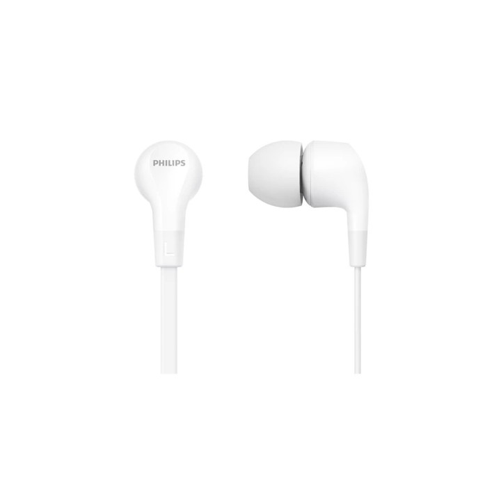 Philips TAE1105WT 00 auscultador Auscultadores Com fios Intra-auditivo Música Branco