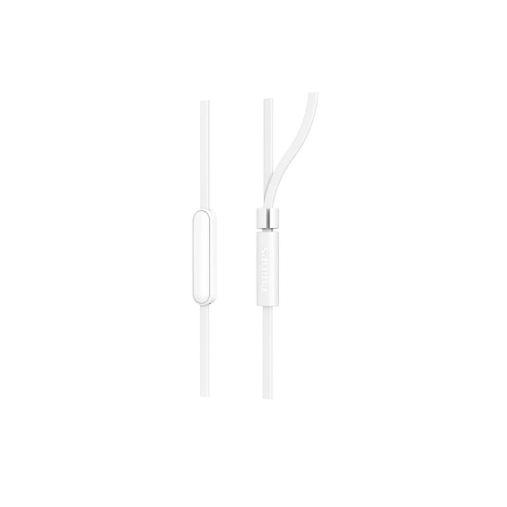 Philips TAE1105WT 00 auscultador Auscultadores Com fios Intra-auditivo Música Branco