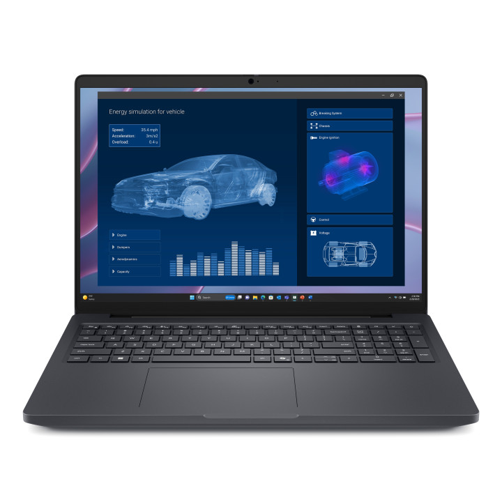 DELL Pro Max 16 MC16255 Copilot+ PC AMD Ryzen AI 7 PRO PRO 350 Estação de trabalho móvel 40,6 cm (16") Full HD+ 32 GB