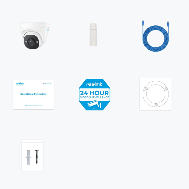 Reolink P324 Domo Câmara de segurança IP Interior e exterior 2880 x 1616 pixels Teto
