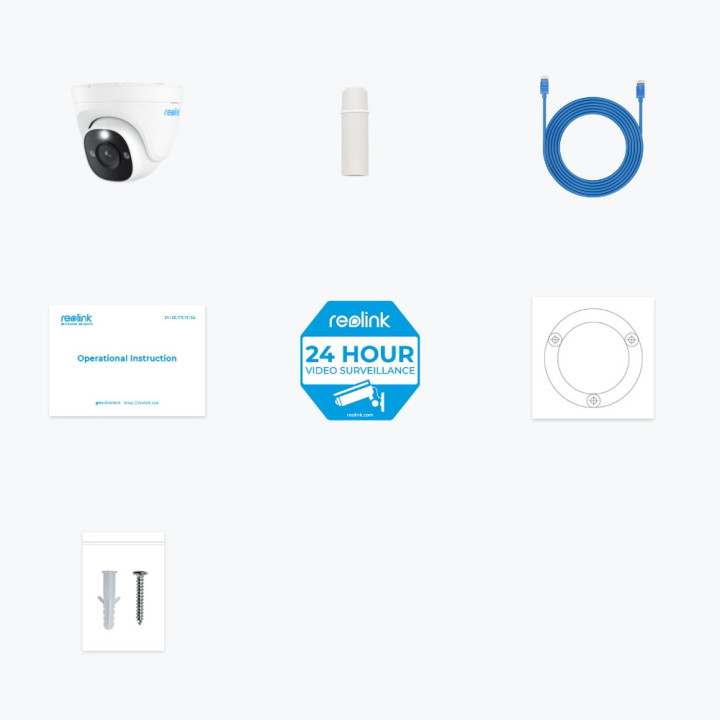 Reolink P334 Domo Câmara de segurança IP Interior e exterior 3840 x 2160 pixels Teto