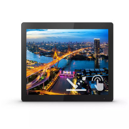 Philips B Line 172B1TFL 00 monitor de ecrã 43,2 cm (17") 1280 x 1024 pixels LED Ecrã táctil Preto