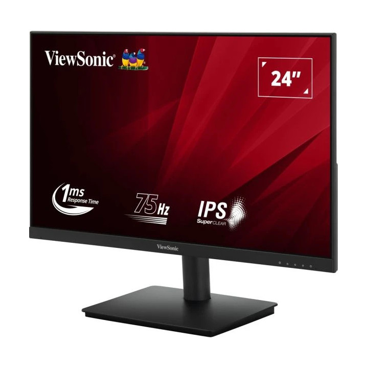 Viewsonic VA VA240-H-2 monitor de ecrã 60,5 cm (23.8") 1920 x 1080 pixels Full HD LED Preto