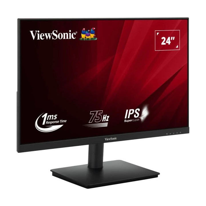 Viewsonic VA VA240-H-2 monitor de ecrã 60,5 cm (23.8") 1920 x 1080 pixels Full HD LED Preto