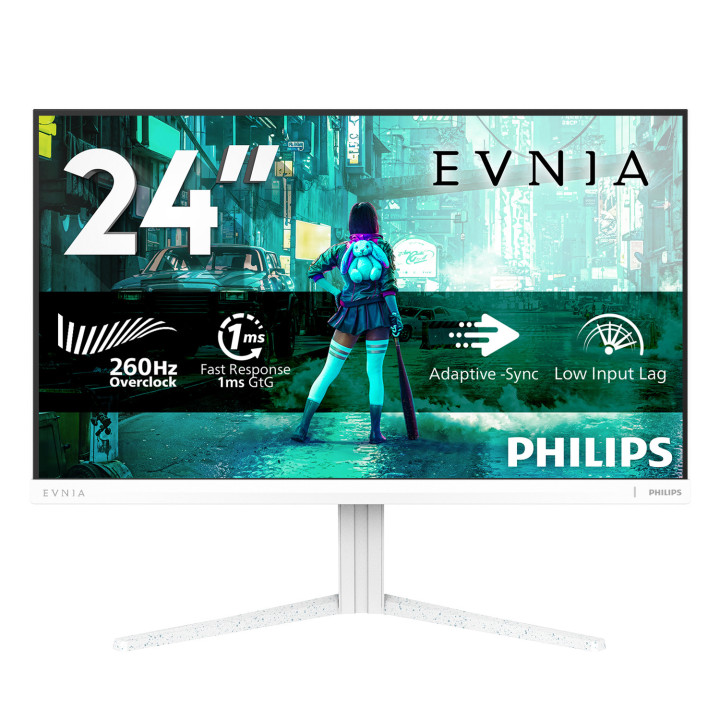 Philips Evnia 3000 24M2N3201P 00 monitor de ecrã 60,5 cm (23.8") 1920 x 1080 pixels Full HD LCD Branco