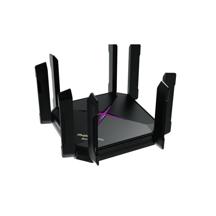 Ruijie Networks RG-EW6000GX router sem fios 2.5 Gigabit Ethernet Dual-band (2.4 GHz   5.8 GHz) Preto