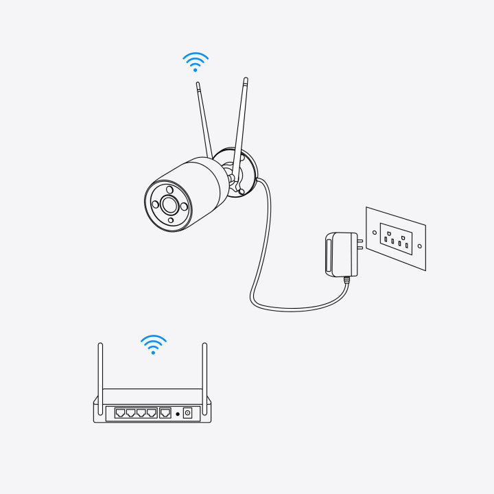Reolink W320 Bala (forma) Câmara de segurança IP Exterior 2560 x 1920 pixels Parede