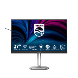 Philips 4000 series 27B2N4500 00 monitor de ecrã 68,6 cm (27") 2560 x 1440 pixels Quad HD LCD Cinzento