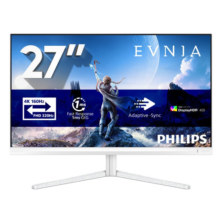 Philips Evnia 5000 monitor de ecrã 68,6 cm (27") 3840 x 2160 pixels 4K Ultra HD LCD Branco