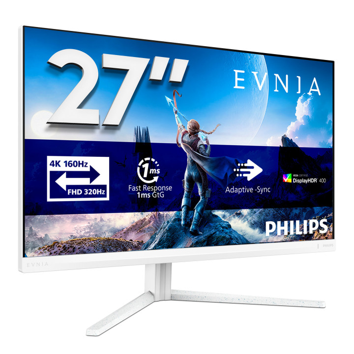 Philips Evnia 5000 monitor de ecrã 68,6 cm (27") 3840 x 2160 pixels 4K Ultra HD LCD Branco
