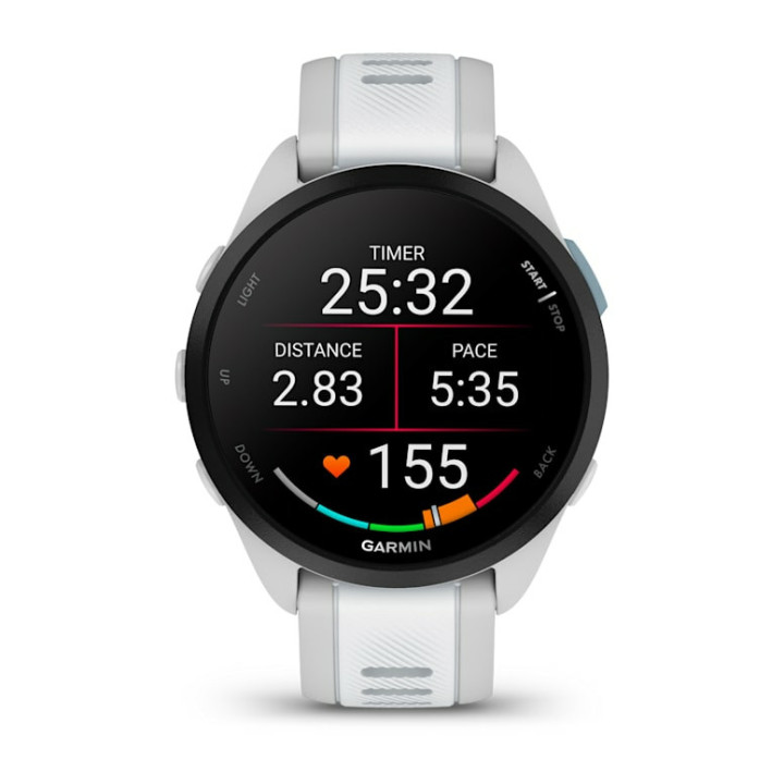 Garmin Forerunner 165 Music 3,05 cm (1.2") AMOLED 43 mm Digital 390 x 390 pixels Ecrã táctil Cinzento GPS