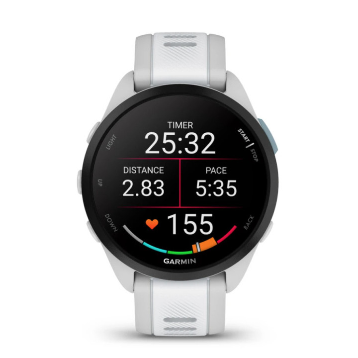 Garmin Forerunner 165 3,05 cm (1.2") AMOLED 43 mm Digital 390 x 390 pixels Ecrã táctil Cinzento GPS