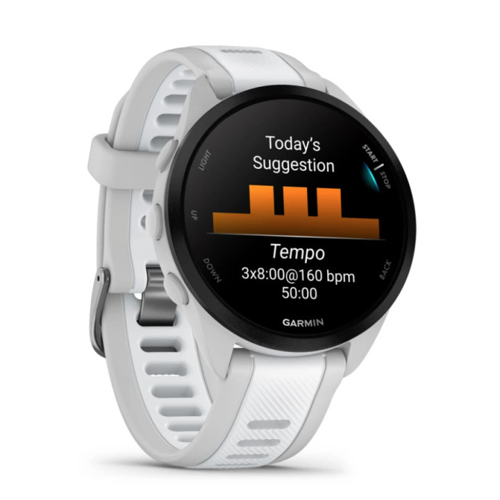 Garmin Forerunner 165 3,05 cm (1.2") AMOLED 43 mm Digital 390 x 390 pixels Ecrã táctil Cinzento GPS