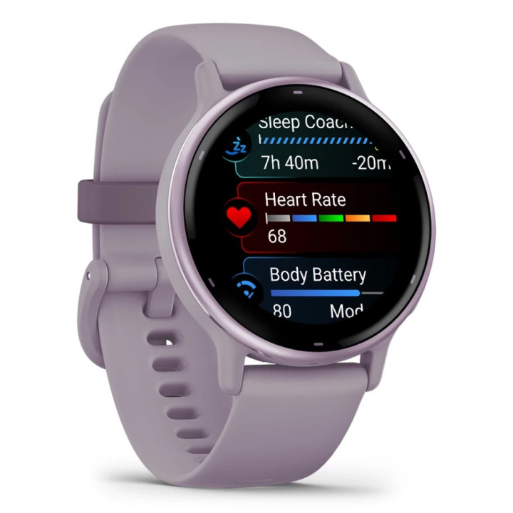 Garmin Vivoactive 5 3,05 cm (1.2") AMOLED Digital 390 x 390 pixels Ecrã táctil Violeta Wi-Fi GPS