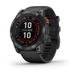 Garmin fēnix 7X Pro 3,56 cm (1.4") MIP 51 mm Digital 280 x 280 pixels Ecrã táctil Cinzento Wi-Fi GPS