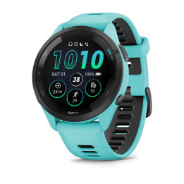 Garmin Forerunner 265 3,3 cm (1.3") AMOLED 46 mm Digital 416 x 416 pixels Ecrã táctil Preto, Azul Wi-Fi GPS