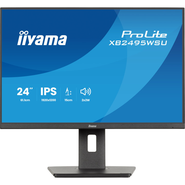iiyama ProLite XB2495WSU-B1 monitor de ecrã 61,2 cm (24.1") 1920 x 1200 pixels WUXGA LCD Preto