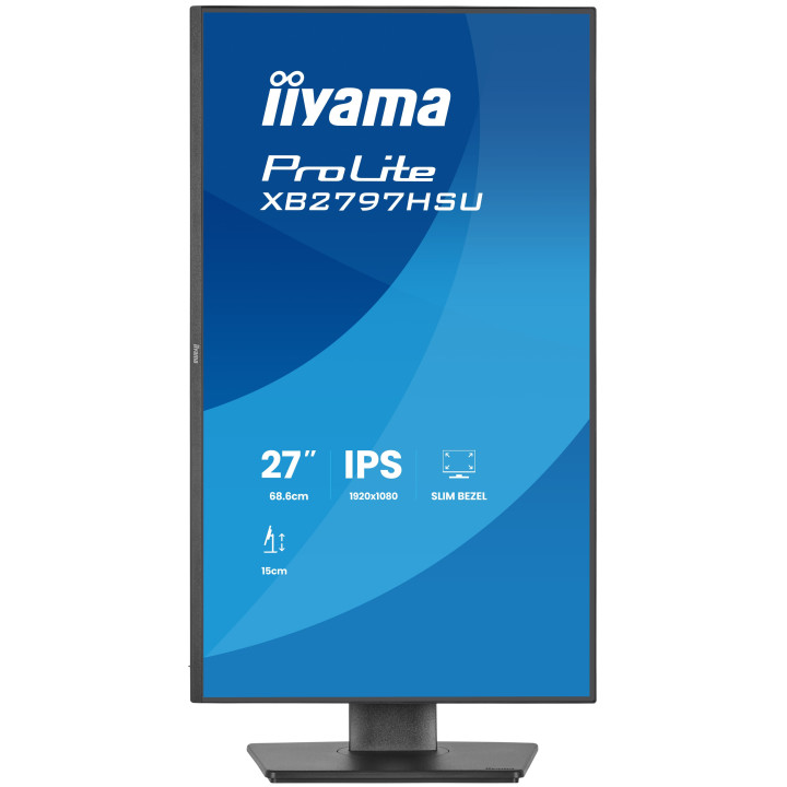 iiyama ProLite XB2797HSU-B1 monitor de ecrã 68,6 cm (27") 1920 x 1080 pixels Full HD LED Preto