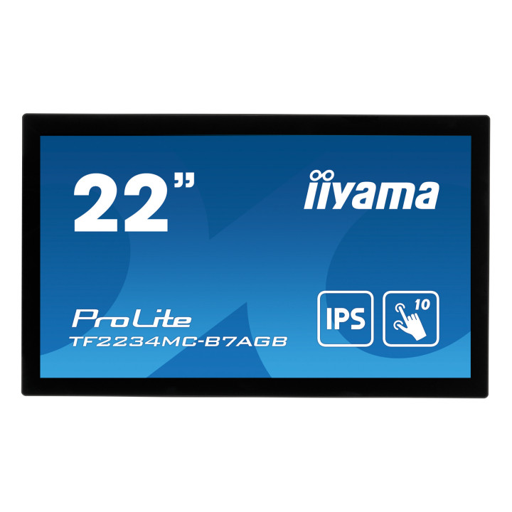 iiyama ProLite TF2234MC-B7AGB monitor de ecrã 54,6 cm (21.5") 1920 x 1080 pixels Full HD LED Ecrã táctil Multi-utilizador Preto