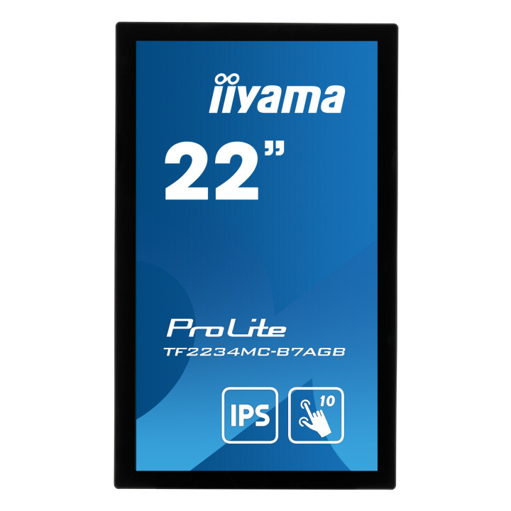 iiyama ProLite TF2234MC-B7AGB monitor de ecrã 54,6 cm (21.5") 1920 x 1080 pixels Full HD LED Ecrã táctil Multi-utilizador Preto