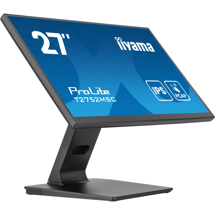 iiyama ProLite T2752MSC-B1AG monitor de ecrã 68,6 cm (27") 1920 x 1080 pixels Full HD LED Ecrã táctil Preto