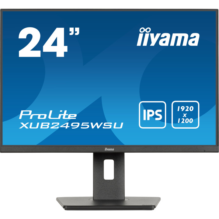 iiyama ProLite XUB2495WSU-B7 monitor de ecrã 61,2 cm (24.1") 1920 x 1200 pixels WUXGA LED Preto